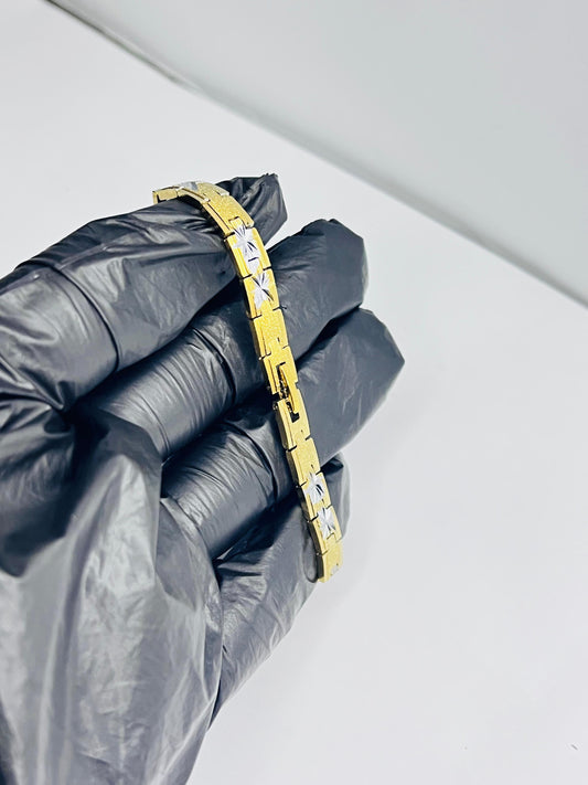 Silver Gold Bracelet