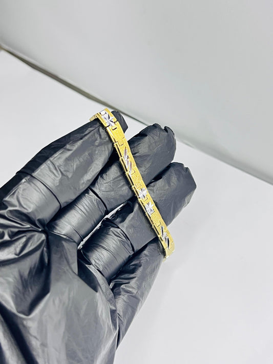 Silver Gold Bracelet