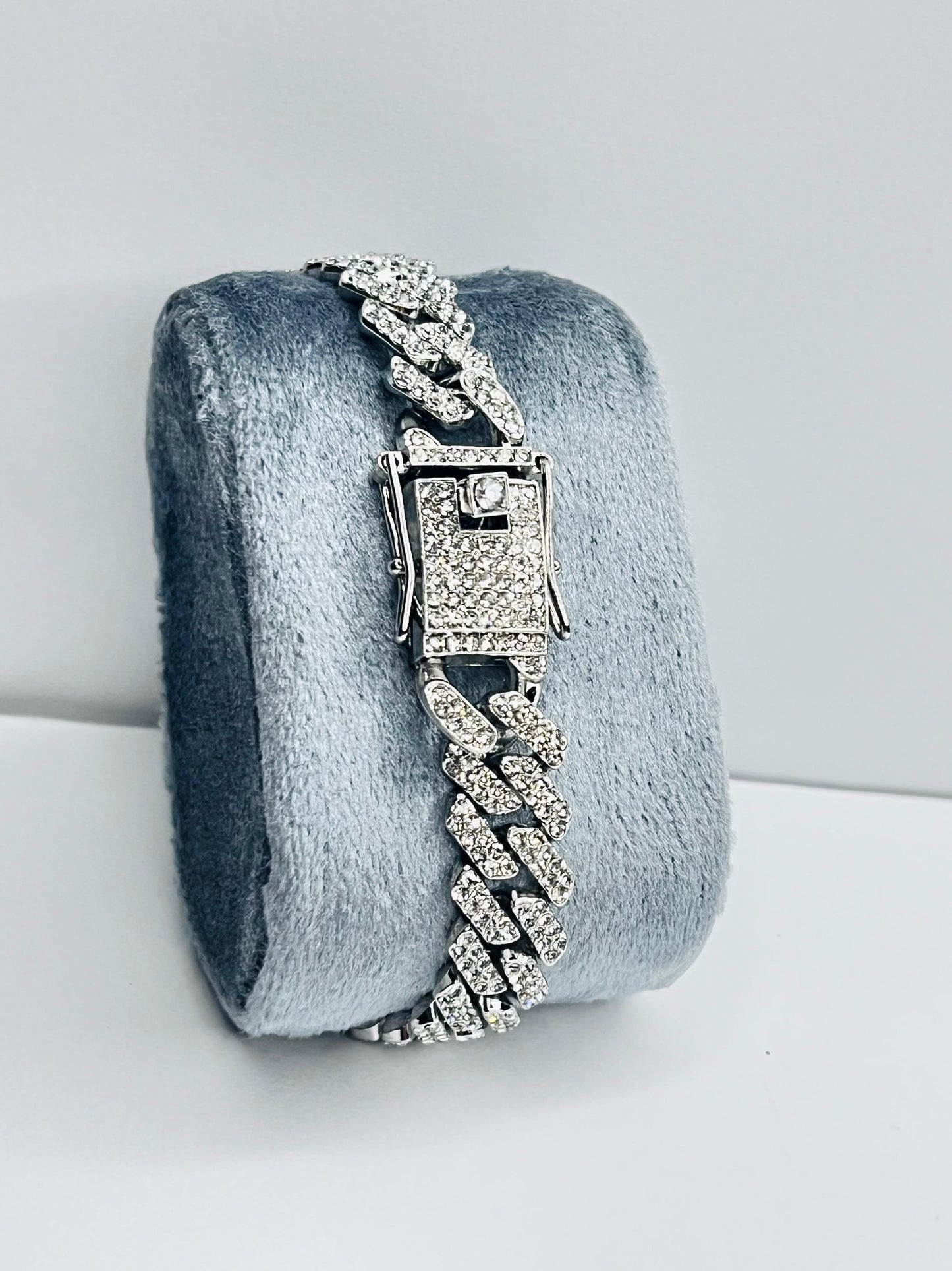 Silver Diamond  Bracelet