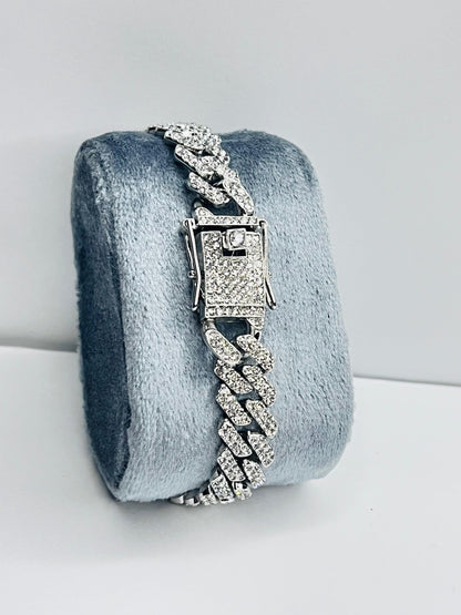 Silver Diamond  Bracelet