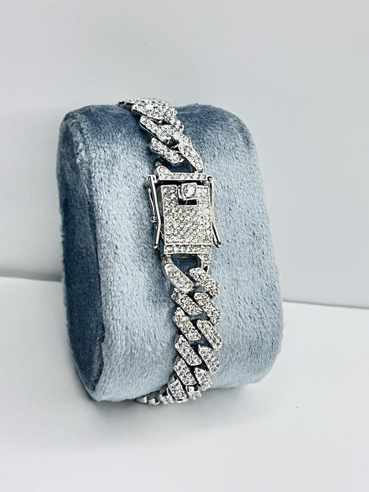 Silver Diamond  Bracelet
