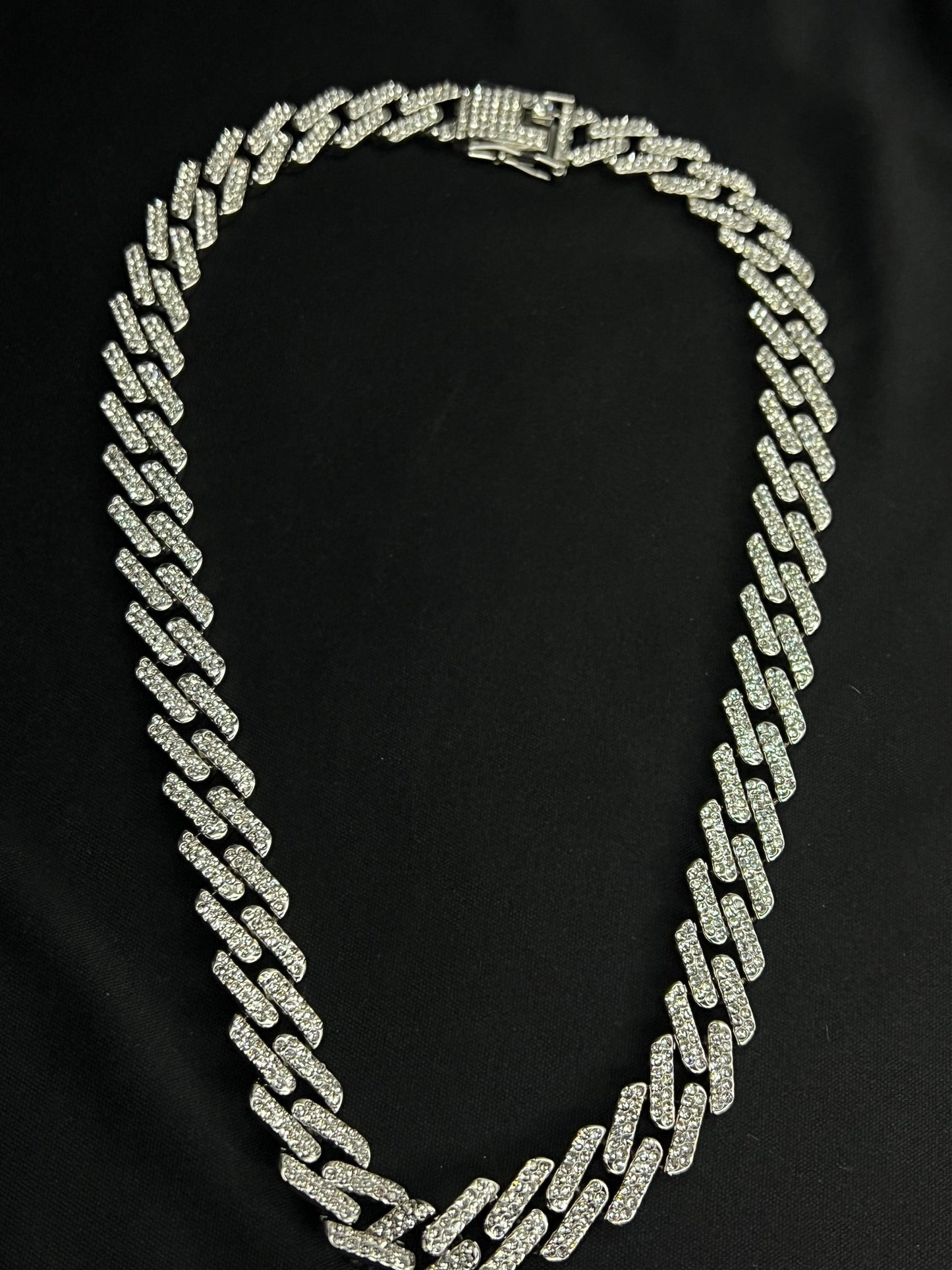 Silver Diamond Neck Chain
