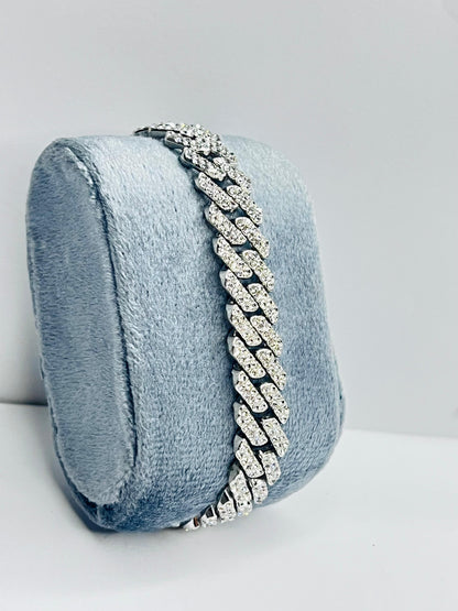 Silver Diamond  Bracelet